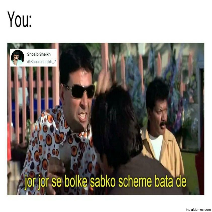 Jor jor se sabko scheme bata de meme.jpg