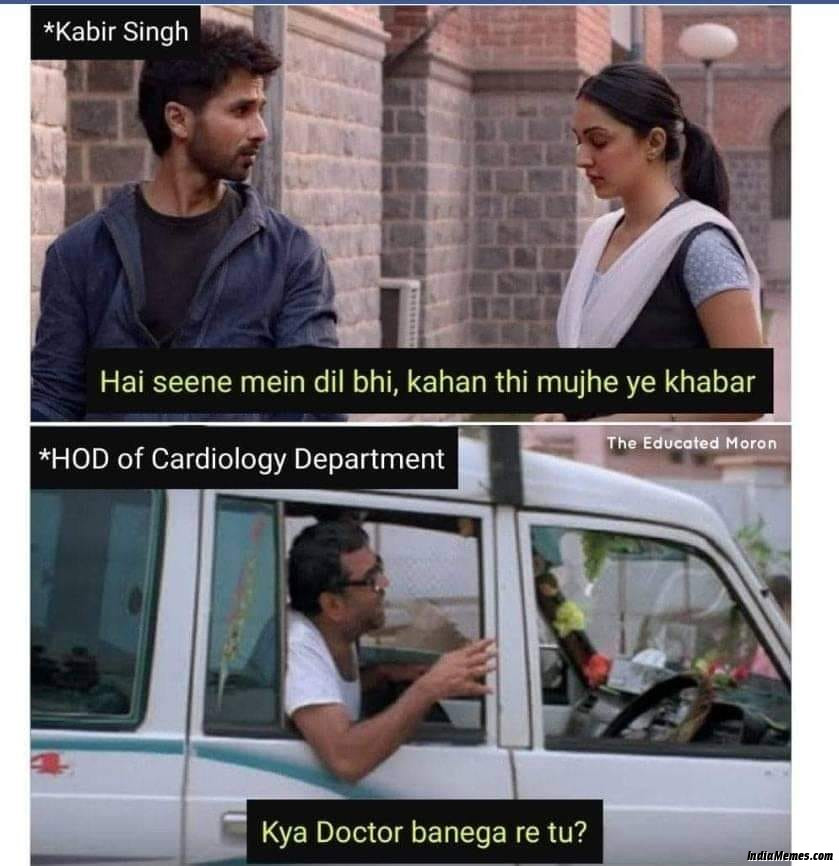 Kya doctor banega re t Babu bhaiya meme.jpg