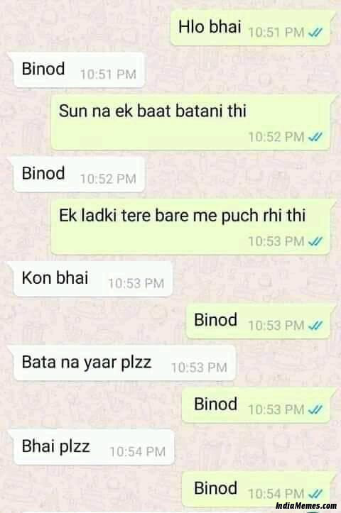 Ek ladki tere bare me puch rahi thi Binod meme.jpg