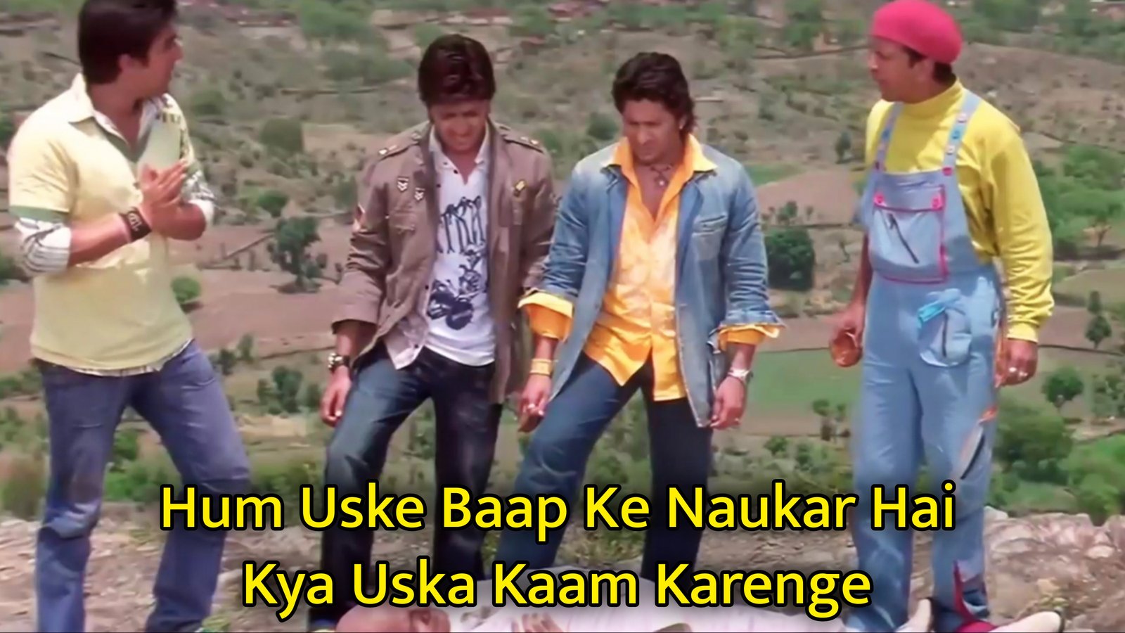 Hum Uske Baap Ke Naukar Hai Kya Uska Kaam Karenge Meme Template.jpg