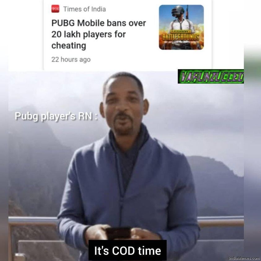 Pubg players right now Its COD time meme.jpg