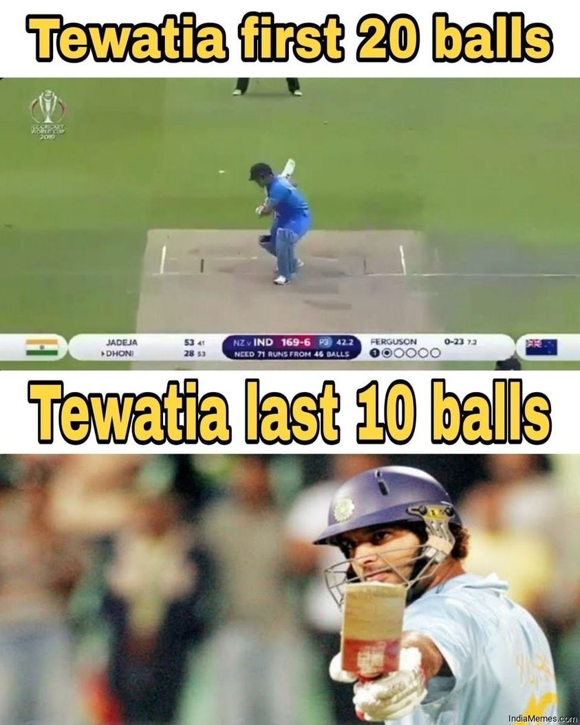 Tewatia first 20 balls vs Tewatia last 10 balls meme.jpg