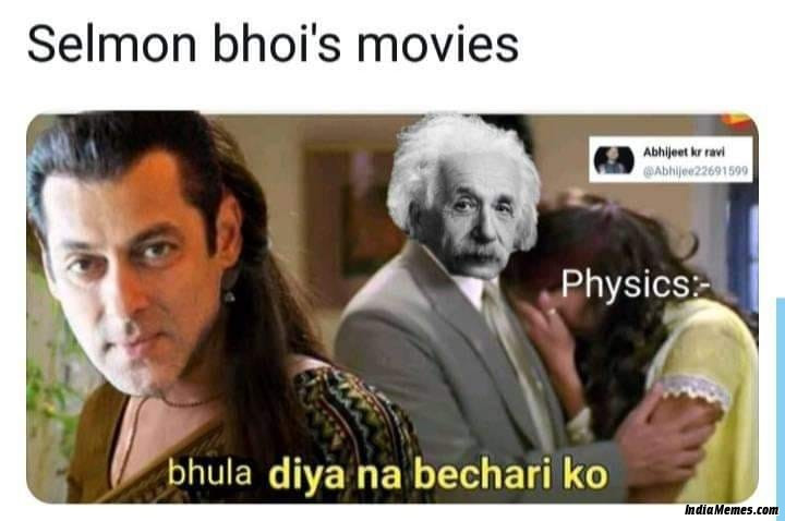 Selmon Bhois movies Le Physics Bhula diya na bechari ko meme.jpg