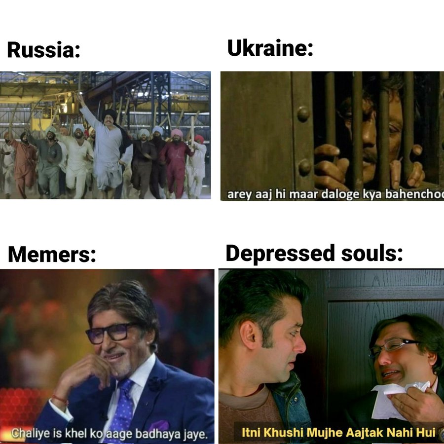 Ukrain Russia Crisis reaction! Russia Ukraine Memers Depressed souls meme.jpg