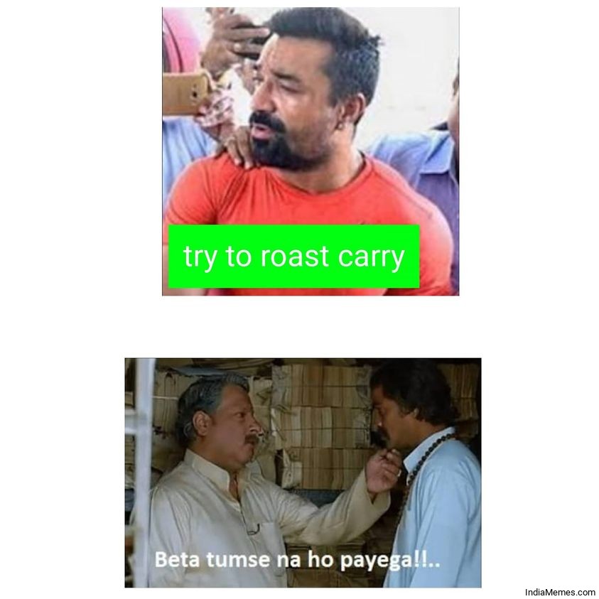 Try to roast carry Beta tumse na ho payega meme.jpg