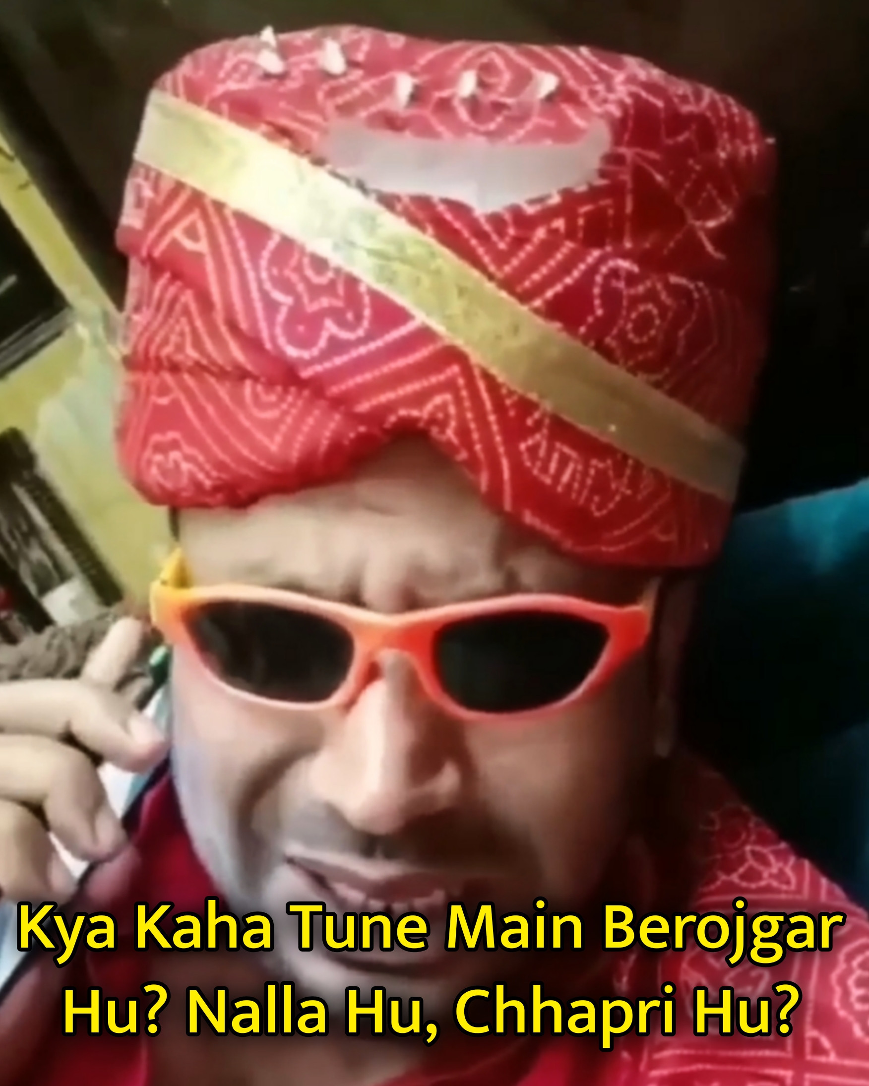 Kya Kaha Tune Main Berojgar Hu? Meme Template.jpg