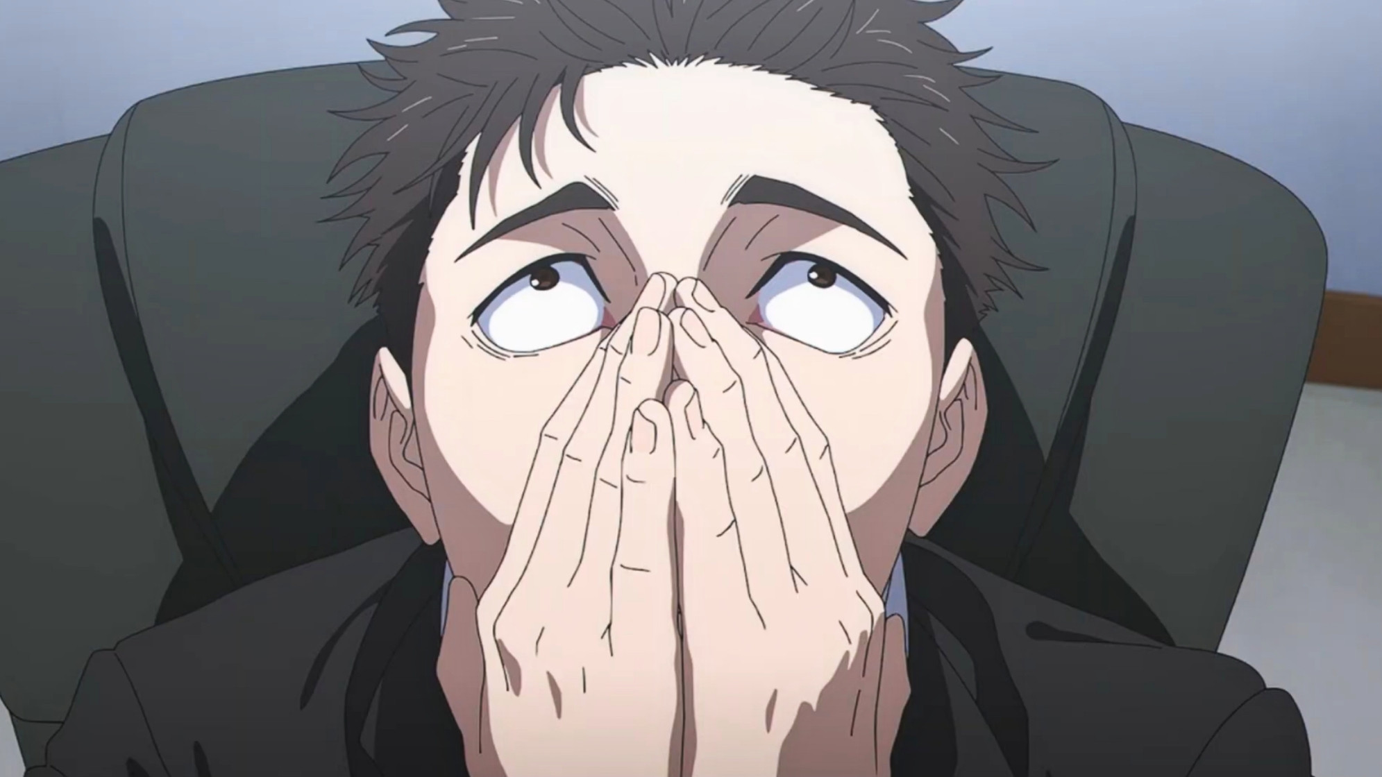 Hiromi Higuruma Stressed Oh My God Face Meme Template