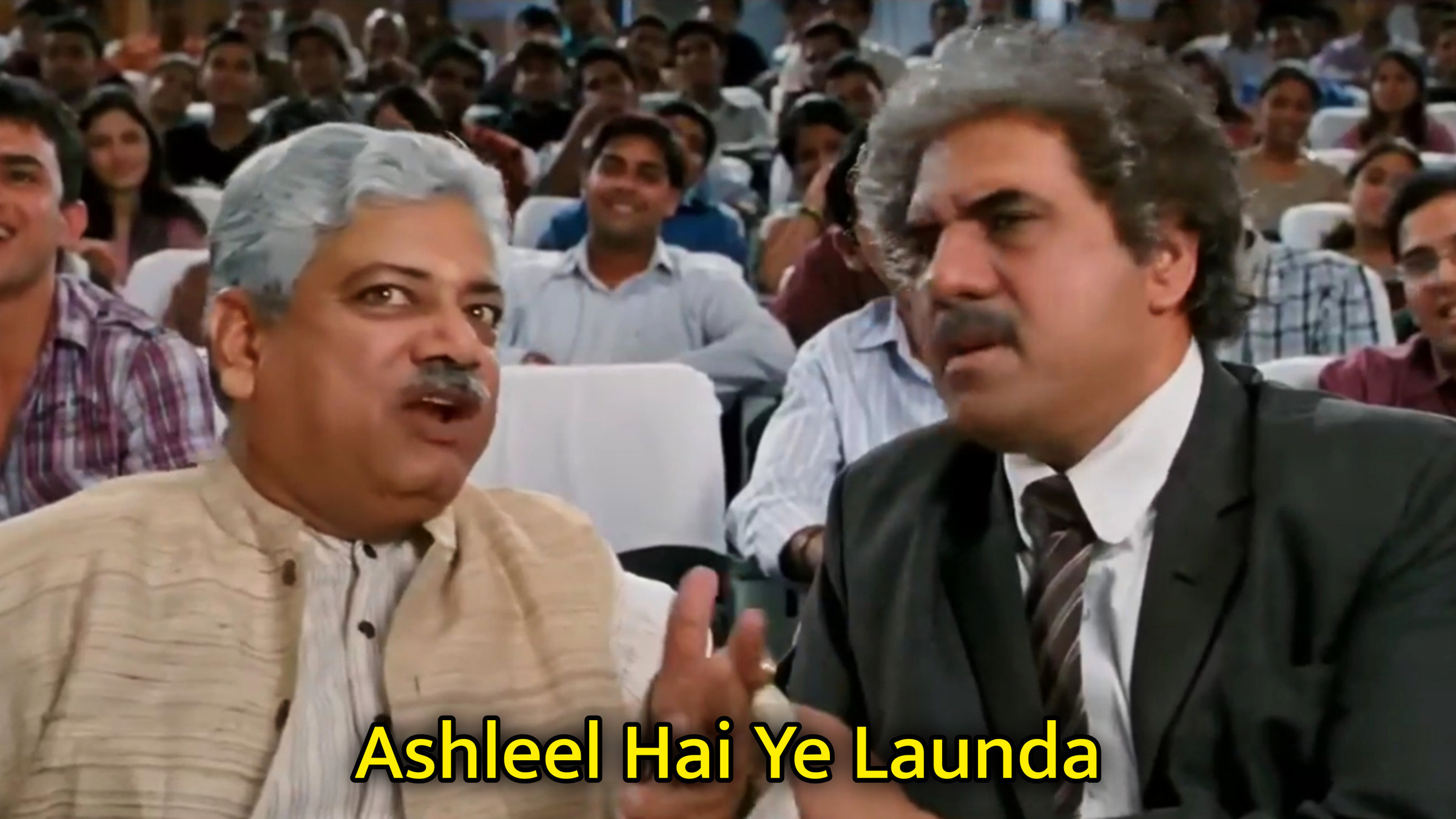 Ashleel Hai Ye Launda Meme Template