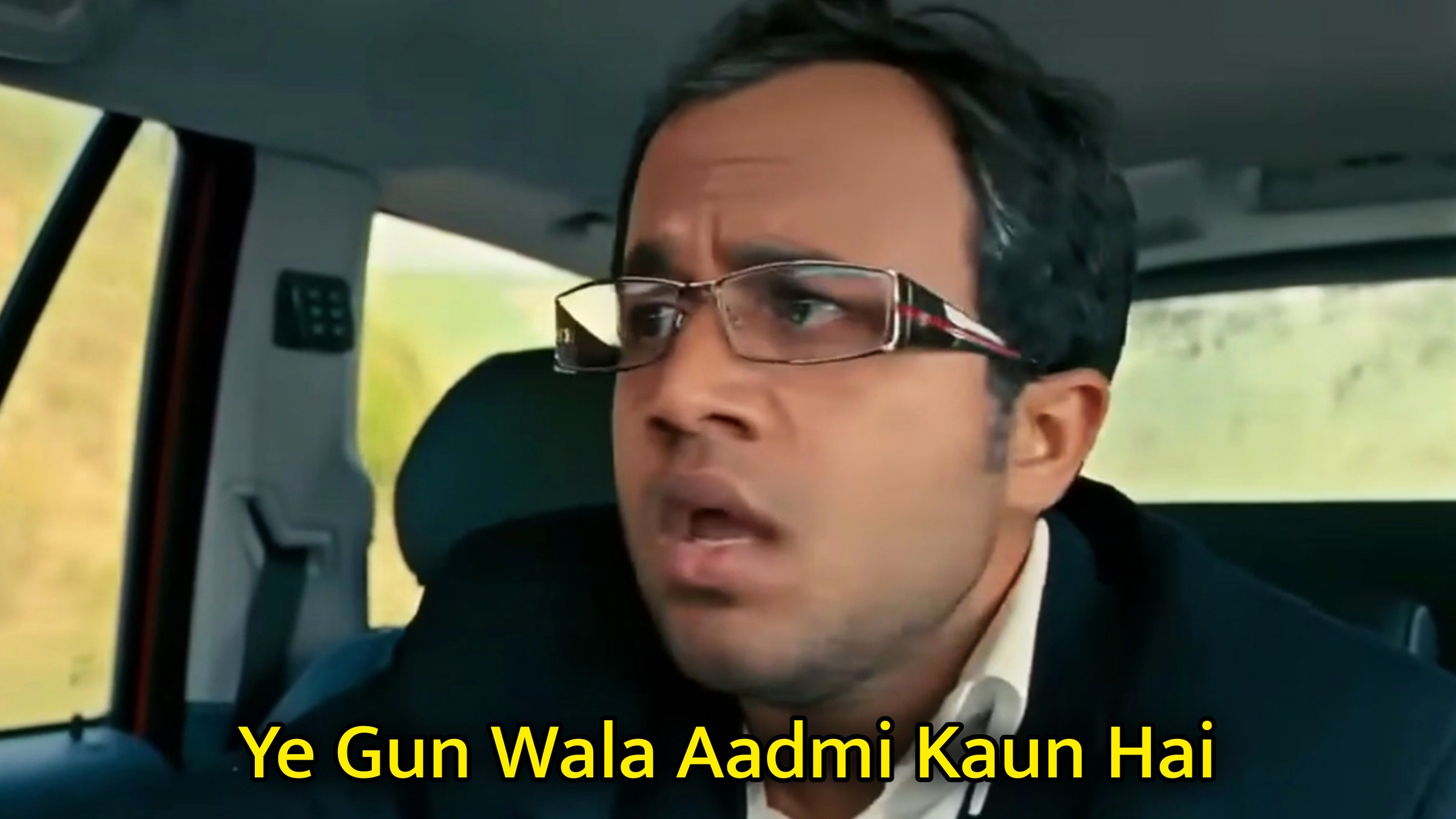 Ye Gun Wala Aadmi Kaun Hai Meme Template