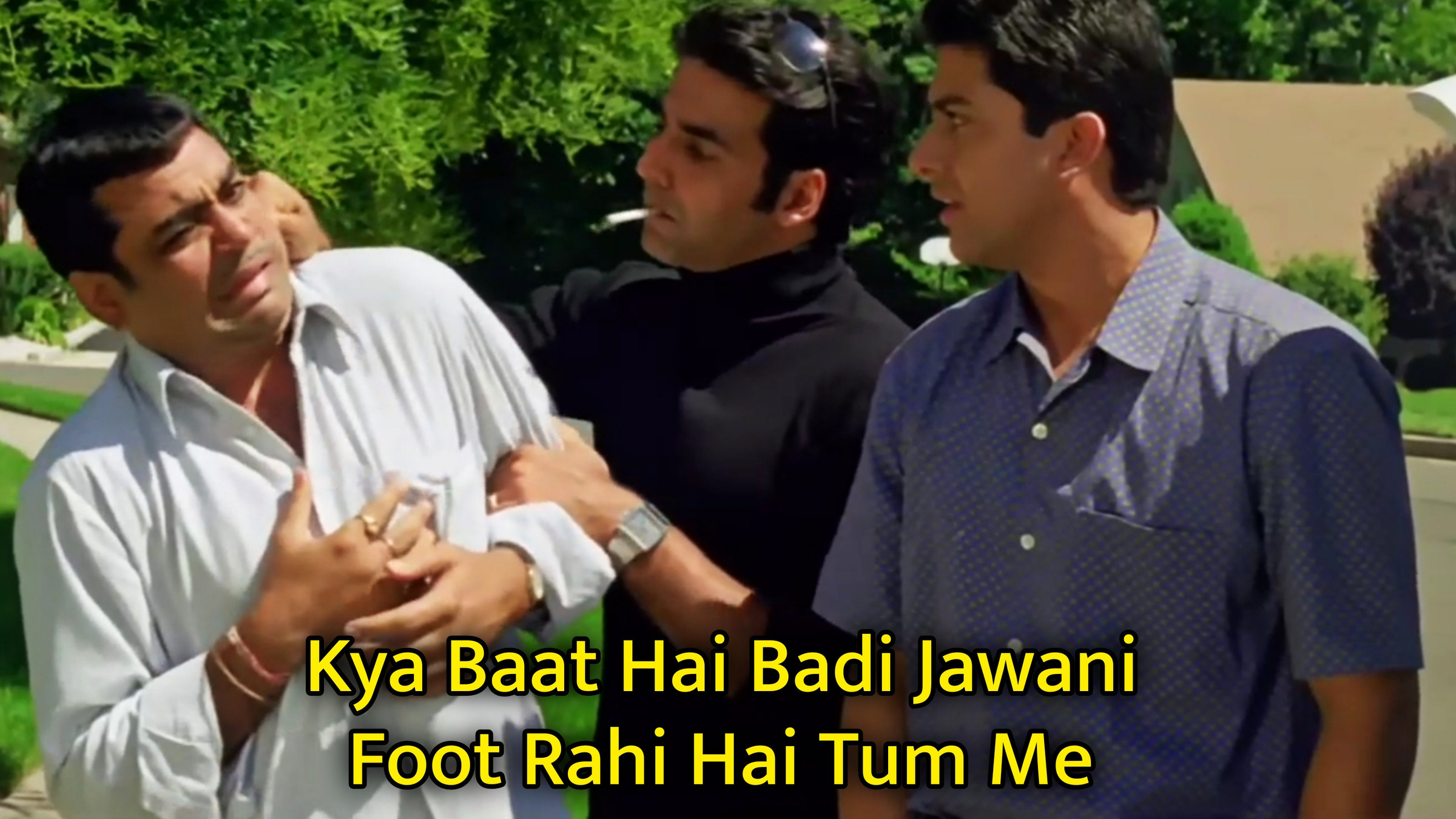 Kya Baat Hai Badi Jawani Foot Rahi Hai Tum Me Meme Template