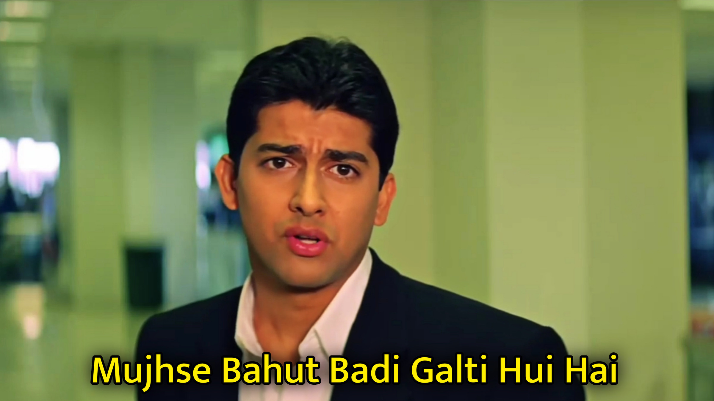 Mujhse Bahut Badi Galti Hui Hai Meme Template