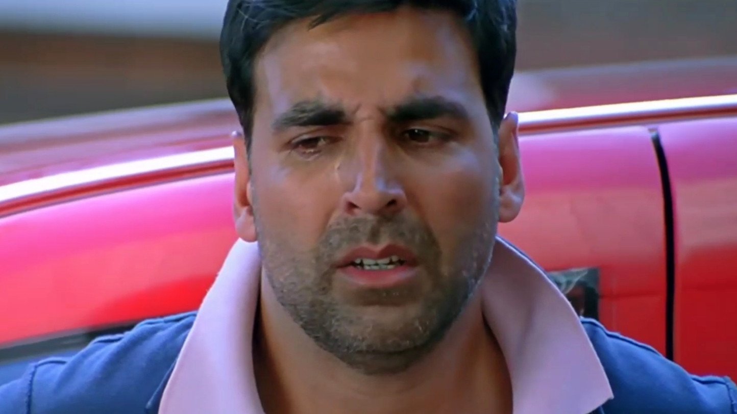 Akshay Kumar Sad Reaction Bhagam Bhag Meme Template
