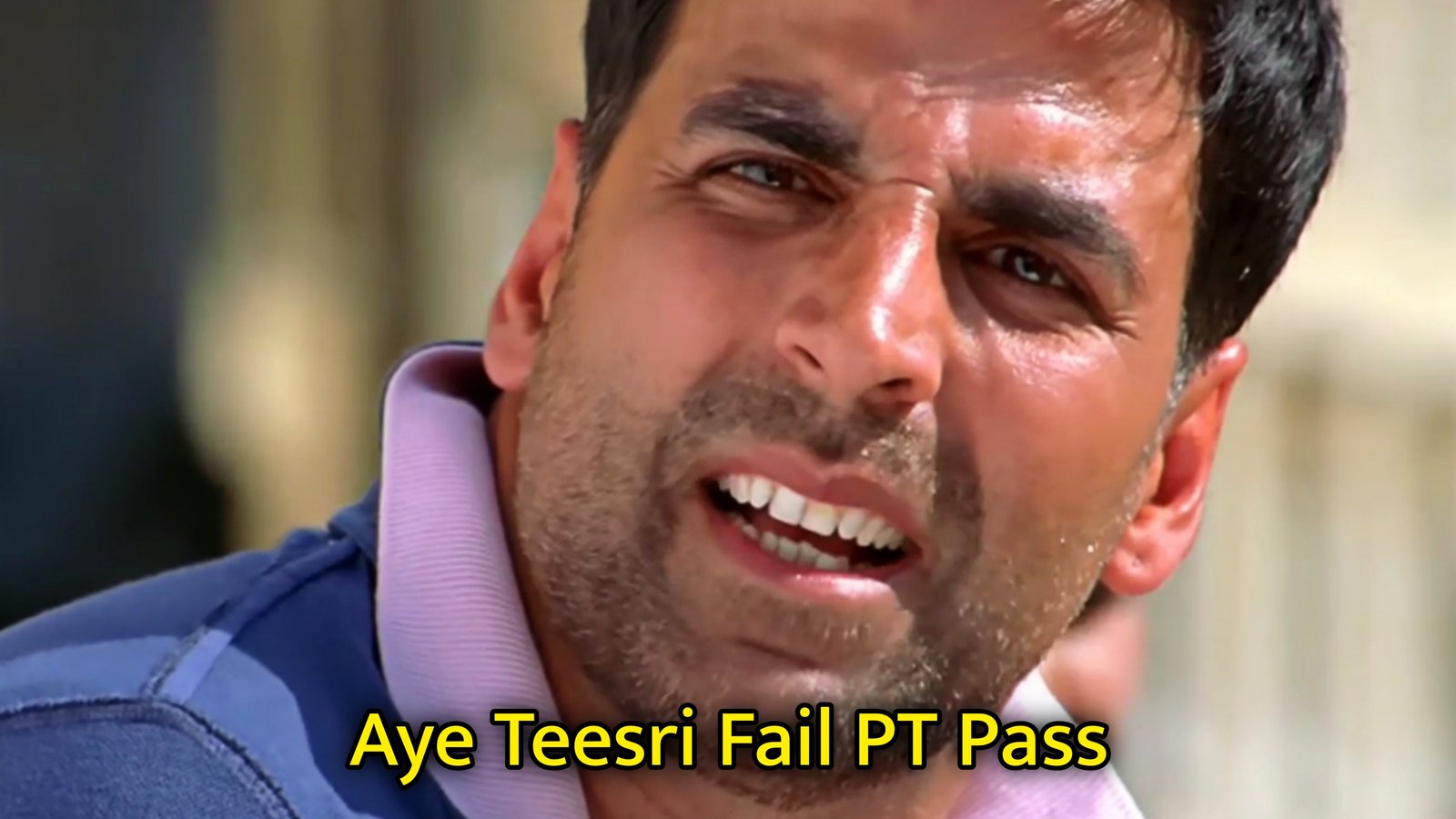 Aye Teesri Fail PT Pass Meme Template