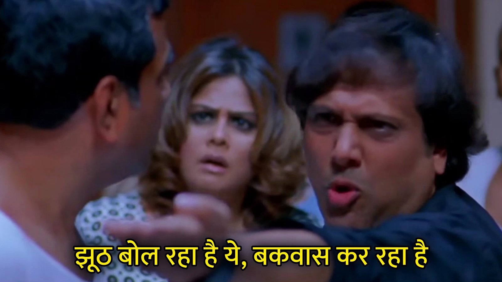 Jhoot Bol Raha Hai Ye, Bakwas Kar Raha Hai Hindi Template & Meme Generator