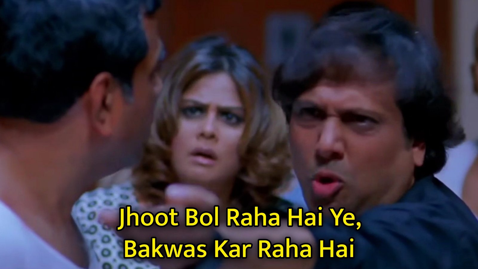 Jhoot Bol Raha Hai Ye, Bakwas Kar Raha Hai Meme Template