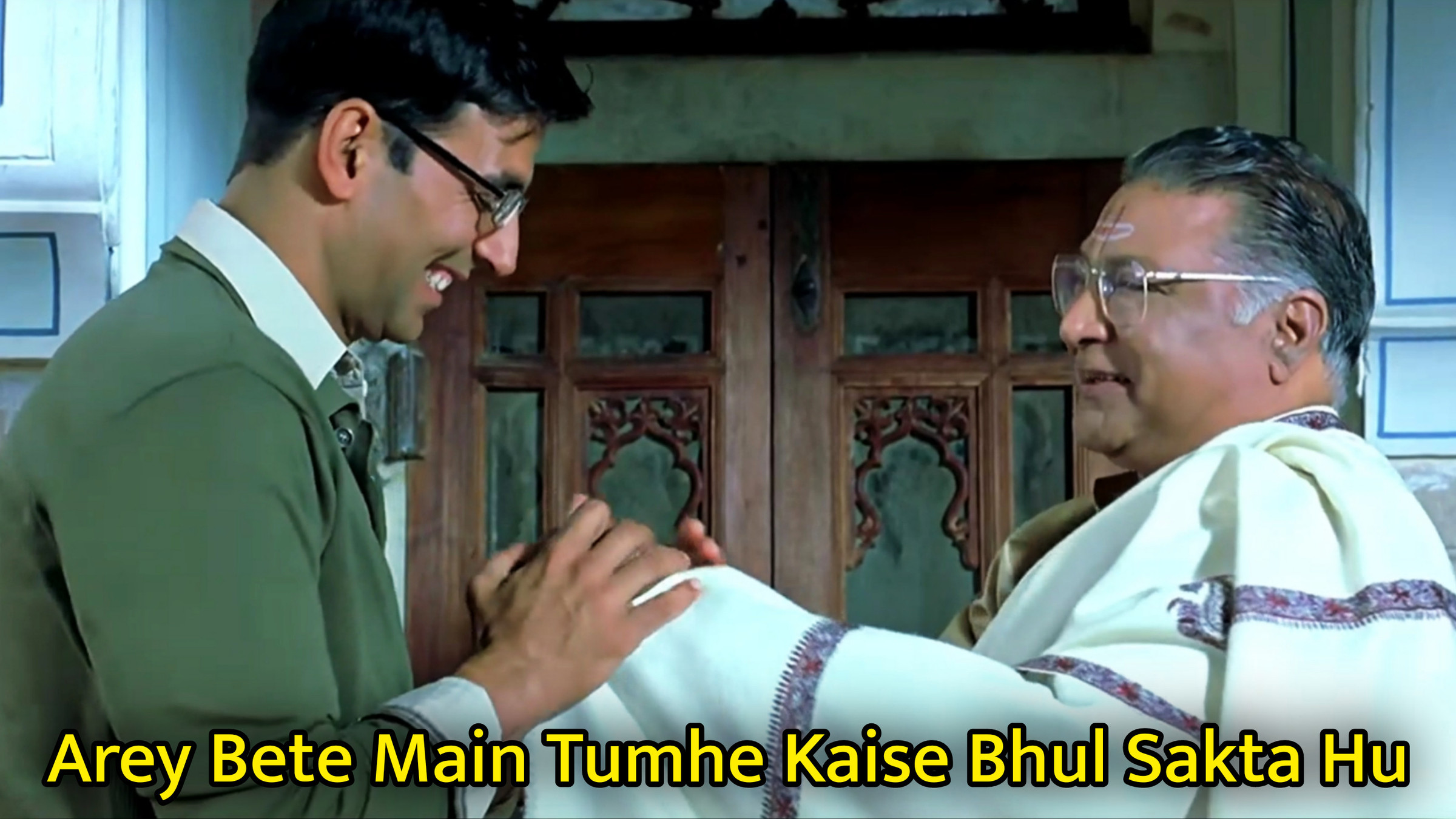 Arey Bete Main Tumhe Kaise Bhul Sakta Hu Meme Template