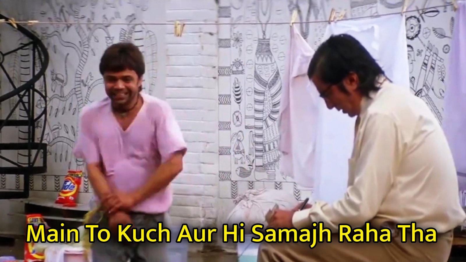Main To Kuch Aur Hi Samajh Raha Tha Meme Template