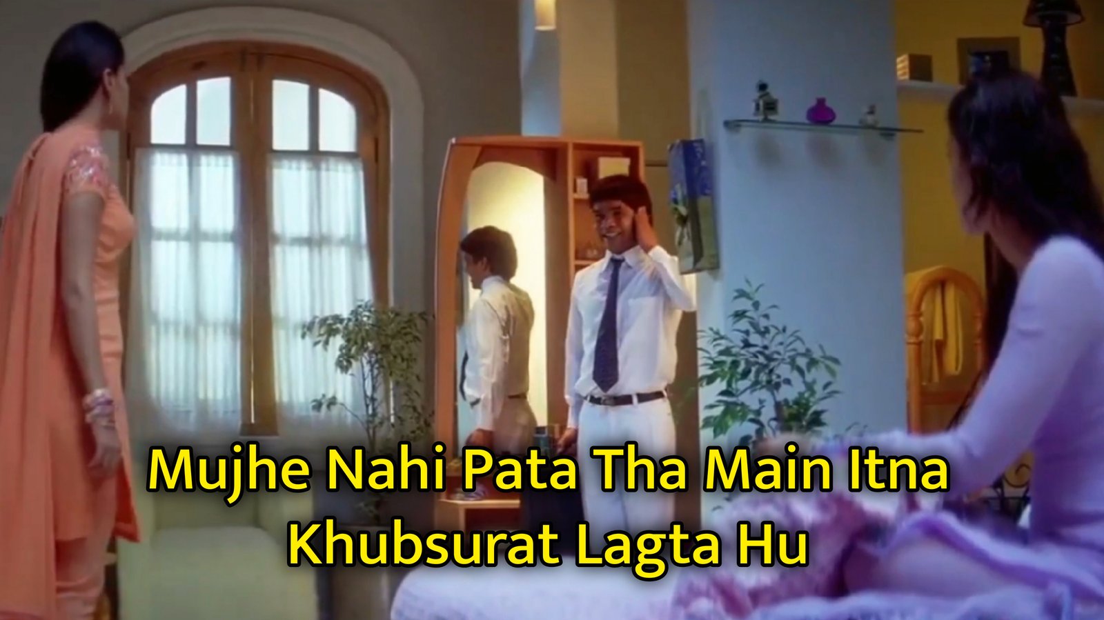 Mujhe Nahi Pata Tha Main Itna Khubsurat Lagta Hu Meme Template