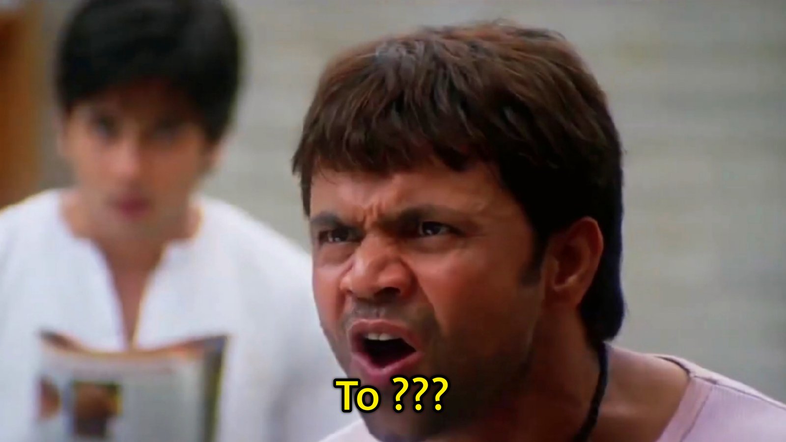 Rajpal Yadav To ??? Meme Template