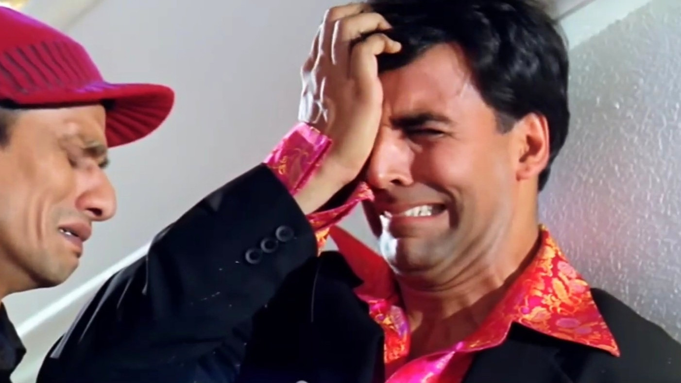 Akshay Kumar Crying Funny Meme Template