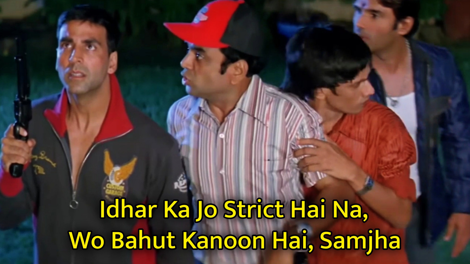 Idhar Ka Jo Strict Hai Na, Wo Bahut Kanoon Hai, Meme Template