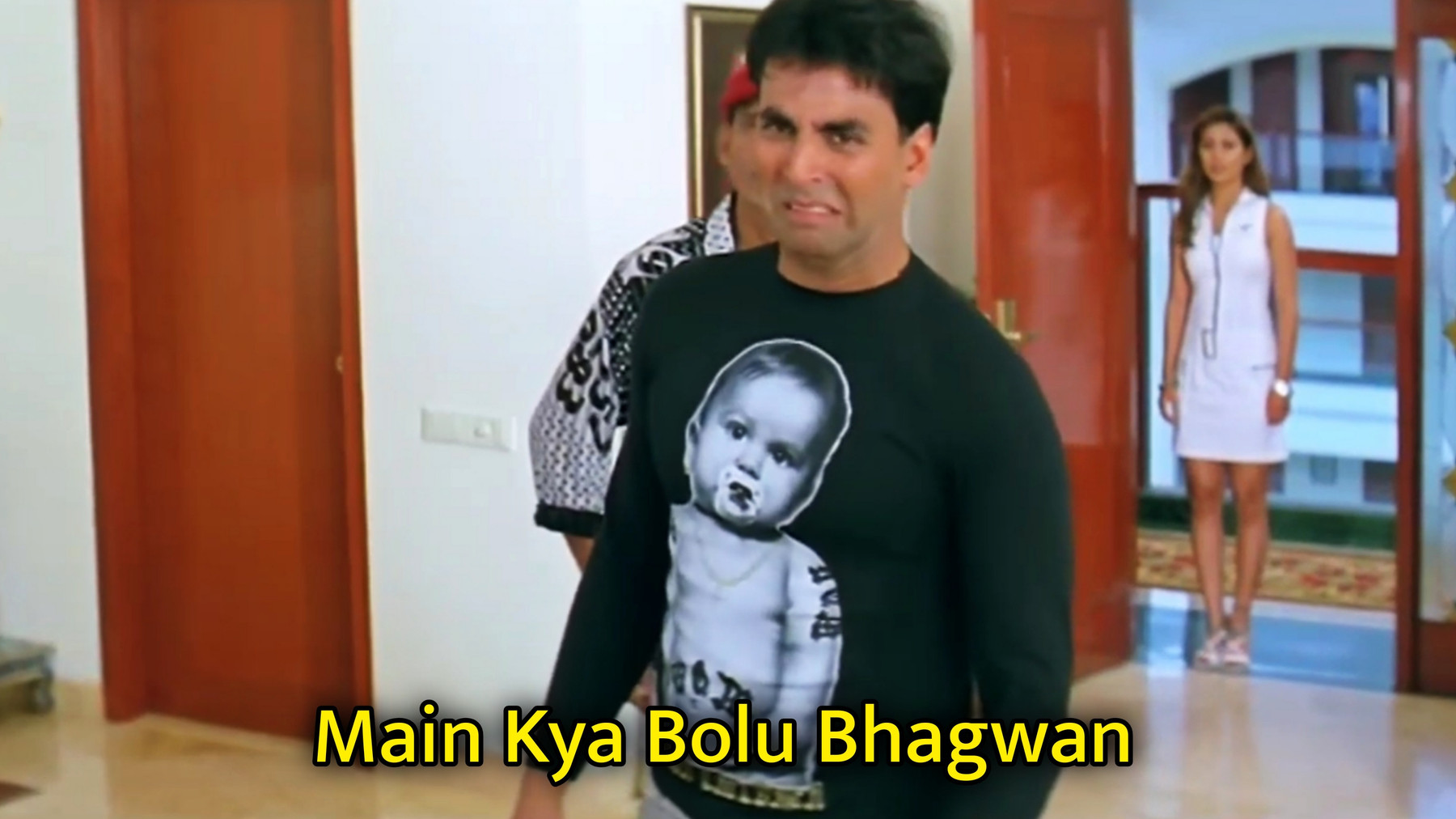 Main Kya Bolu Bhagwan Akshay Kumar Meme Template