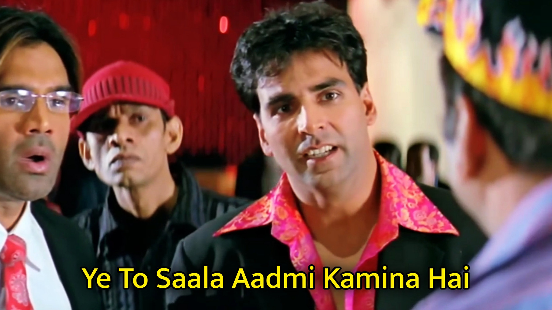 Ye To Saala Aadmi Kamina Hai Meme Template