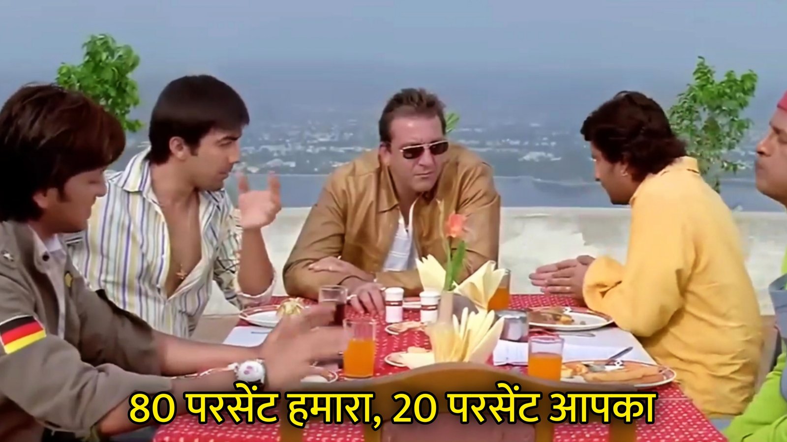 80 Percent Hamara, 20 Percent Aapka Hindi Template & Meme Generator