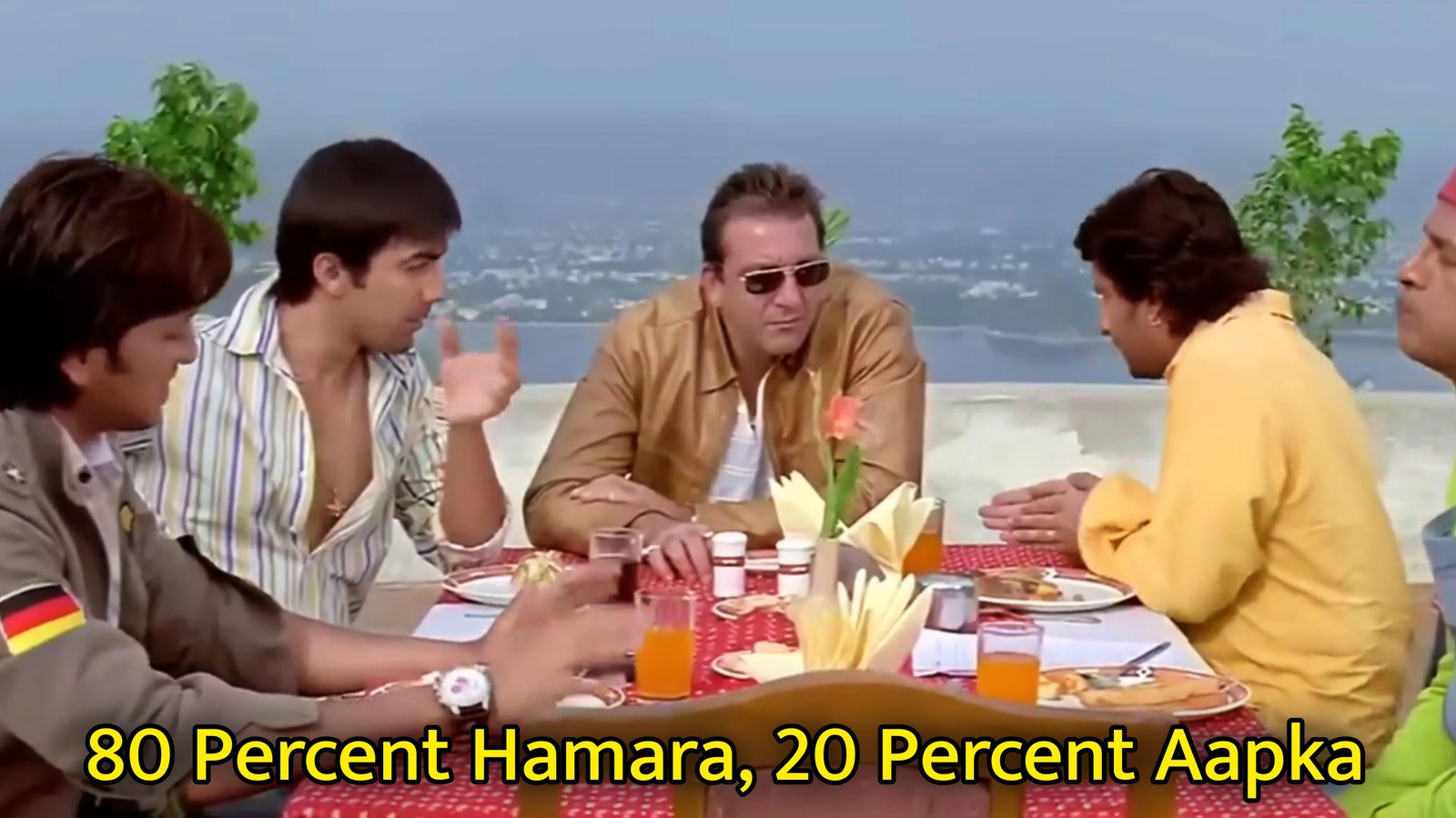 80 Percent Hamara, 20 Percent Aapka Meme Template