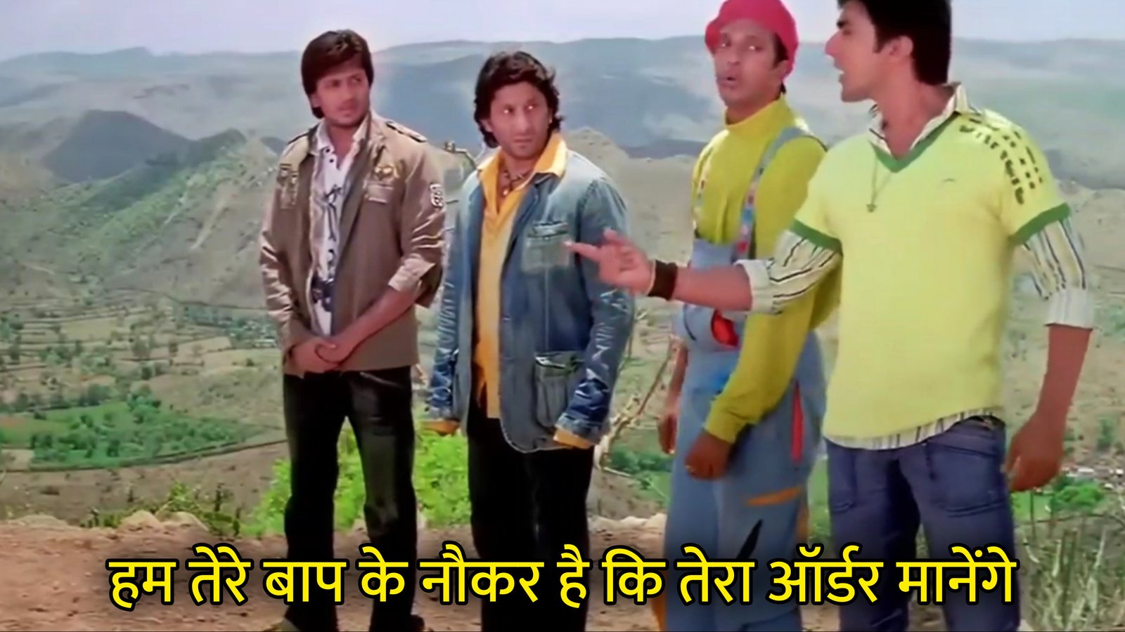 Hum Tere Baap Ke Naukar Ki Tera Order Manenge Hindi Template & Meme Generator