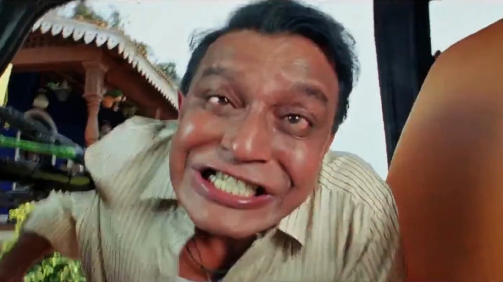 Mithun Chakraborty Dog Bite Golmaal 3 Meme Template
