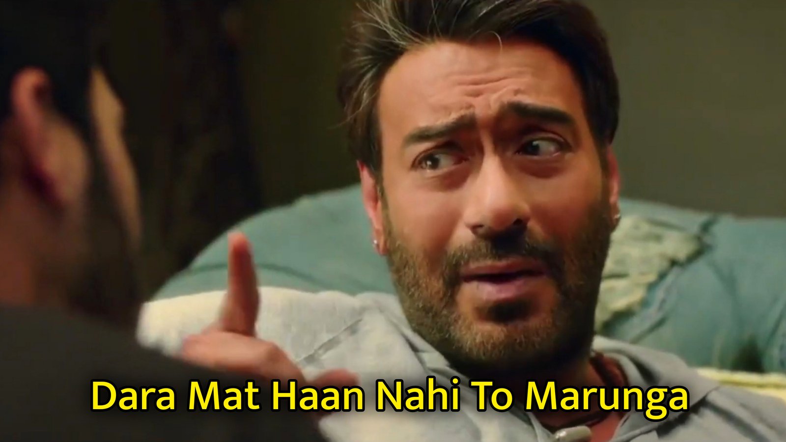 Dara Mat Haan Nahi To Marunga Meme Template
