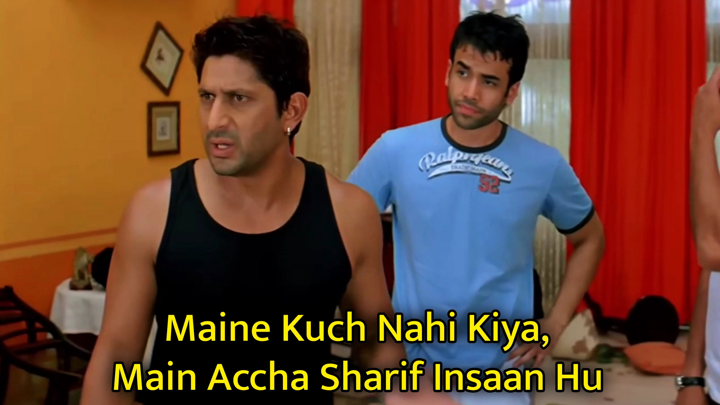 Maine Kuch Nahi Kiya, Main Accha Sharif Insaan Hu Meme Template