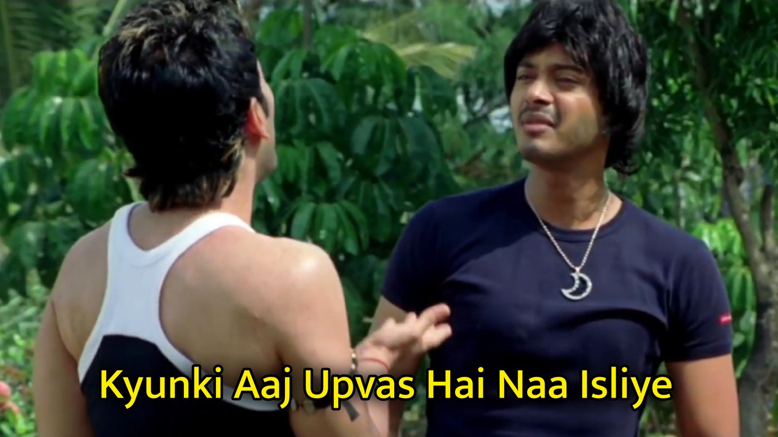 Kyunki Aaj Upvas Hai Naa Isliye Meme Template