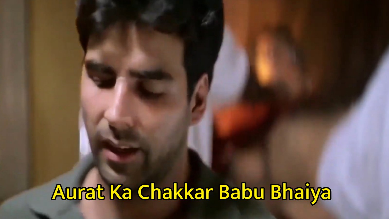 Aurat Ka Chakkar Babu Bhaiya Meme Template