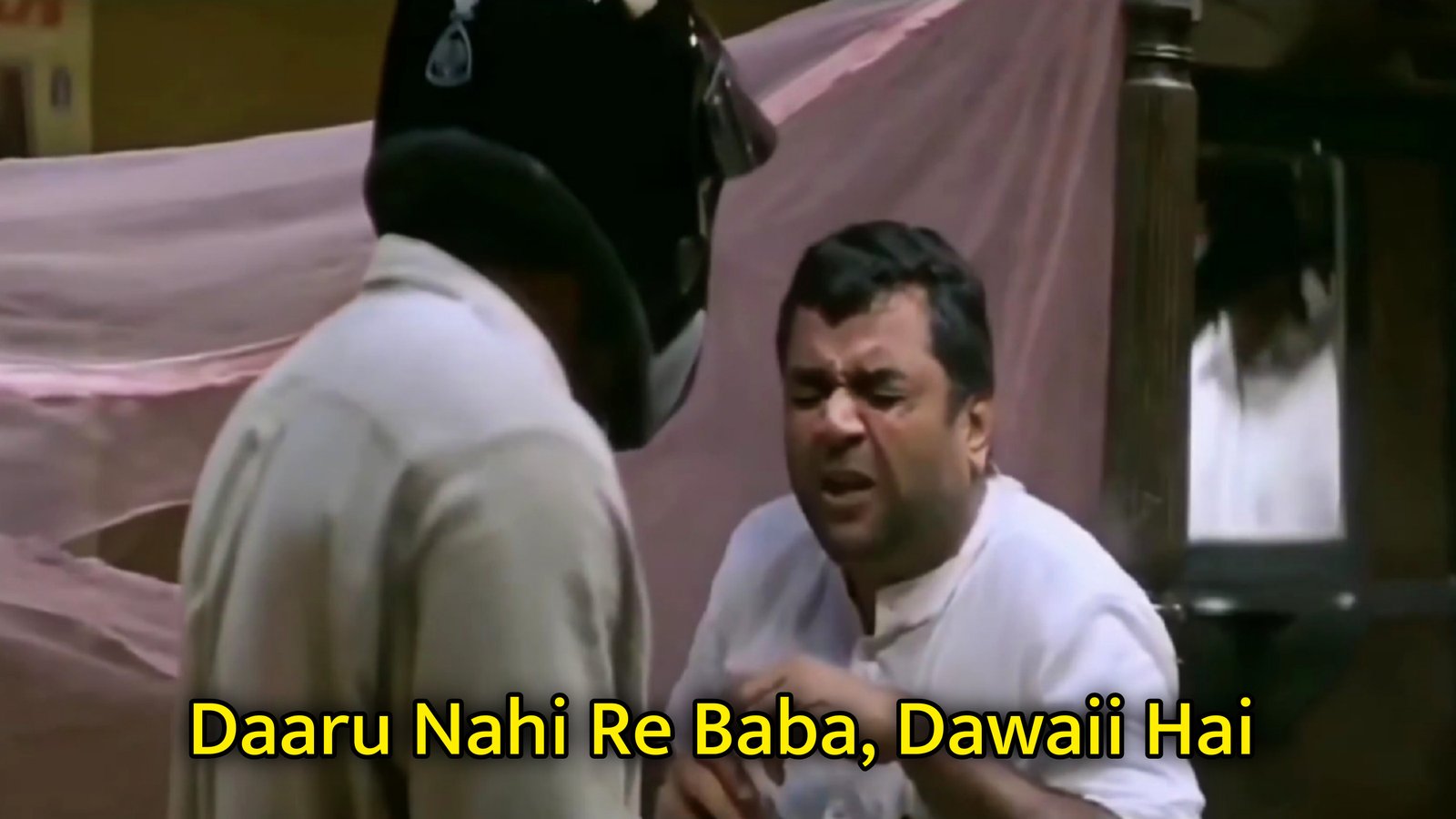 Daaru Nahi Re Baba, Dawaii Hai Meme Template