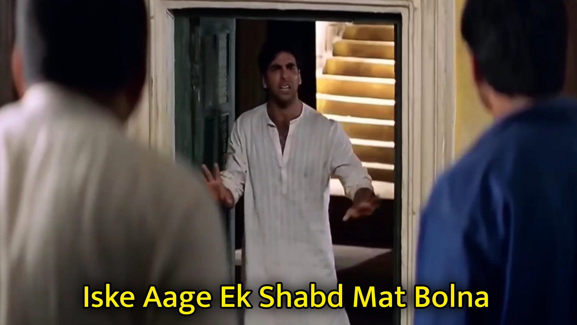 Iske Aage Ek Shabd Bhi Mat Bolna Meme Template