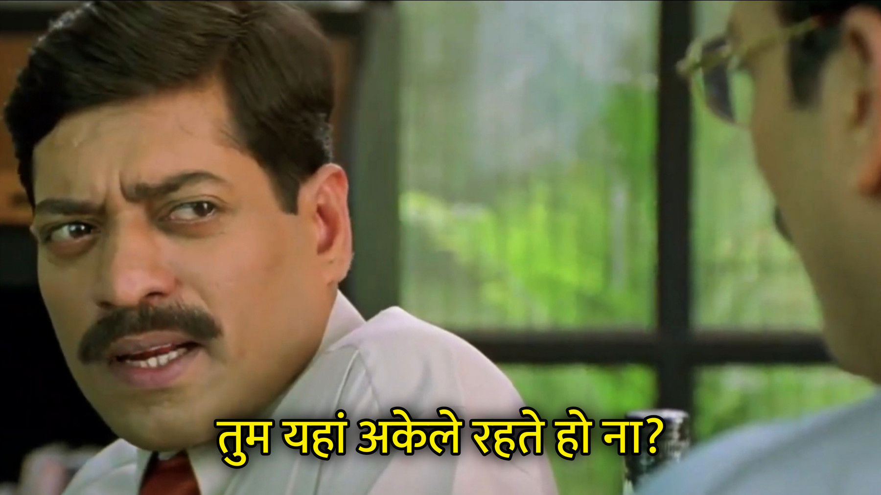 Tum Yaha Akele Rehte Ho Naa? Hindi Meme Template Image