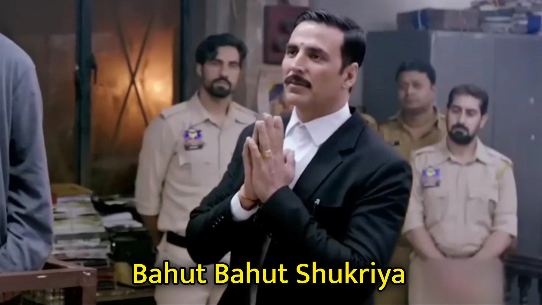Bahut Bahut Shukriya Meme Template