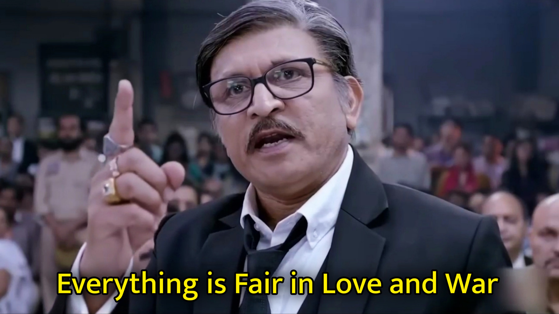 Everything is Fair in Love and War Meme Template