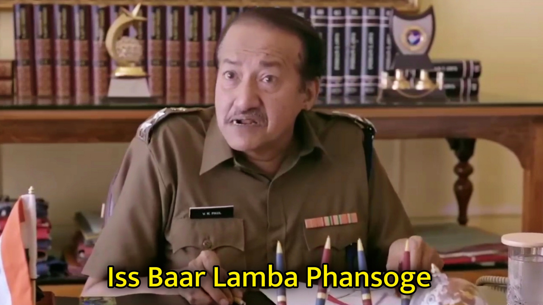 Iss Baar Lamba Phansoge Meme Template