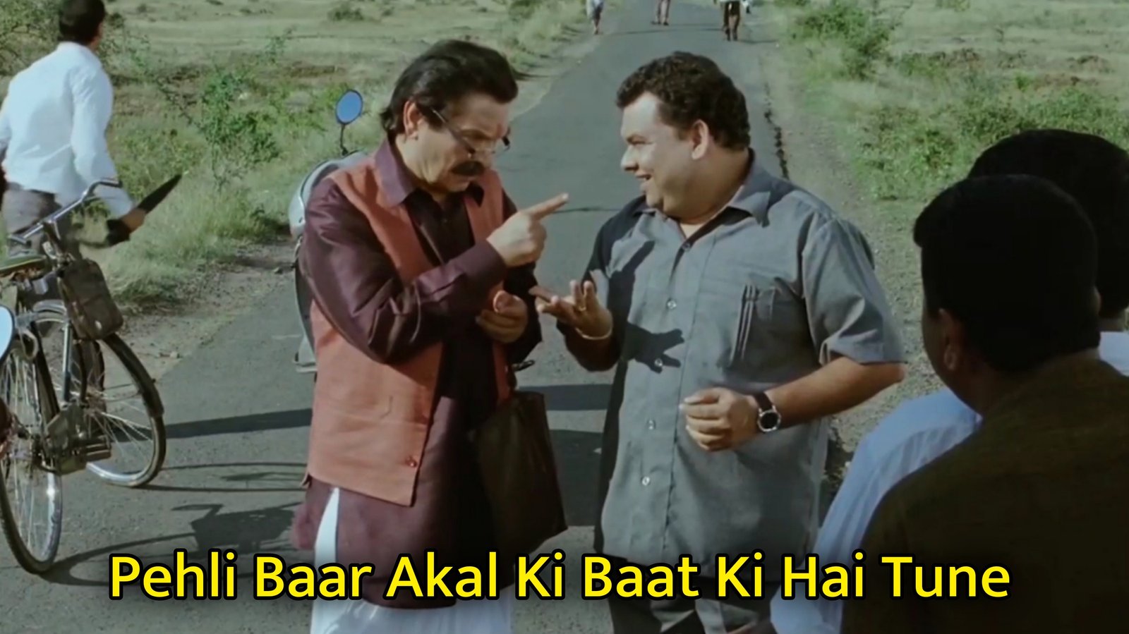 Pehli Baar Akal Ki Baat Ki Hai Tune Meme Template
