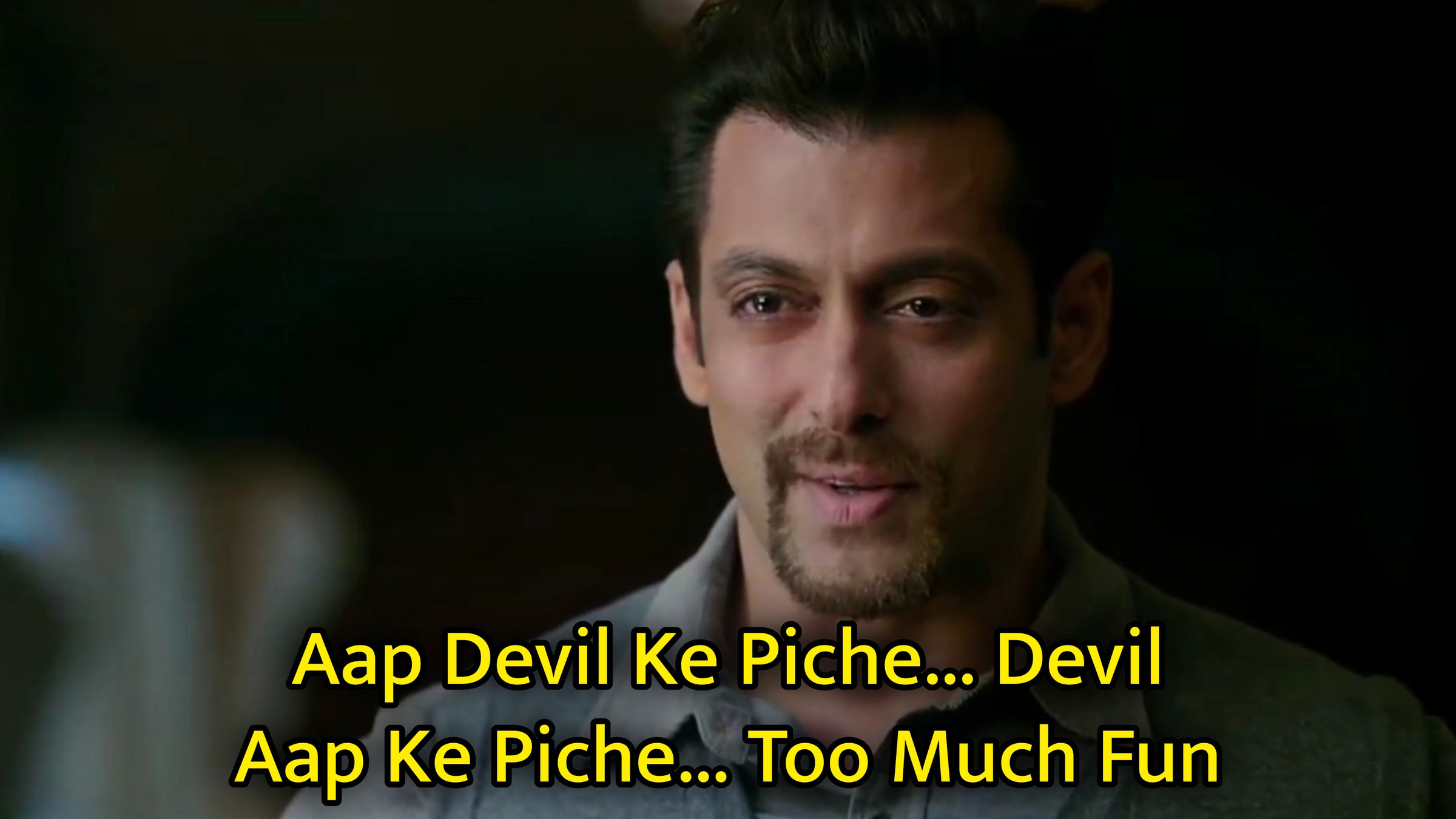 Aap Devil Ke Piche Devil Aap Ke Piche Meme Template