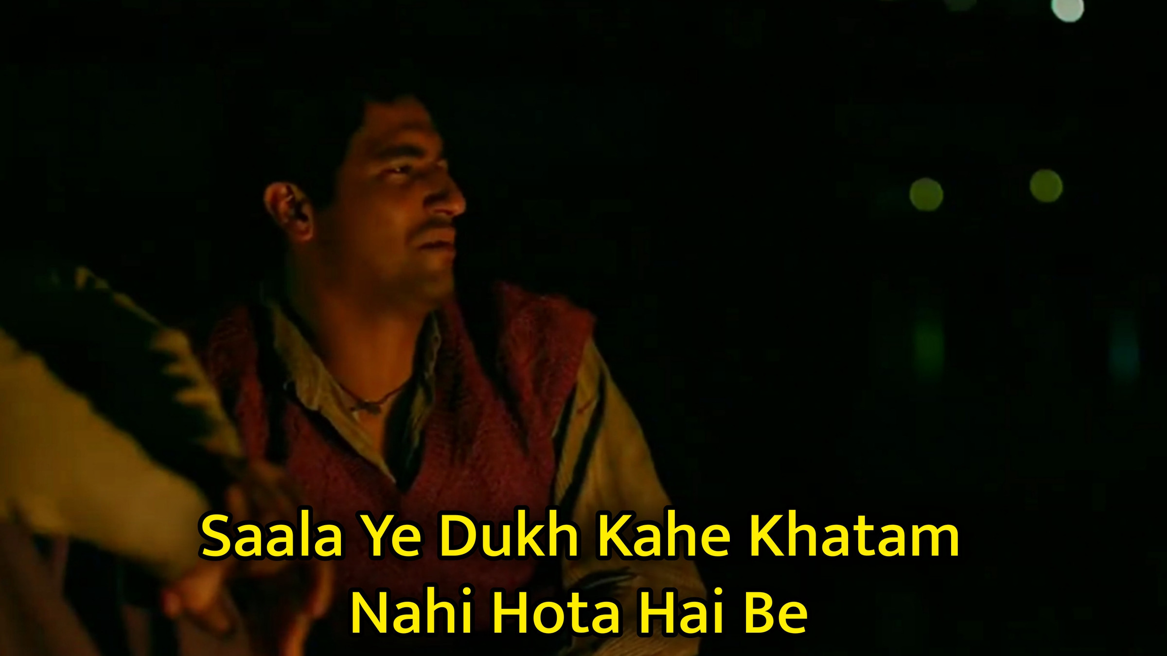 Saala Ye Dukh Kahe Khatam Nahi Hota Hai Be Meme Template
