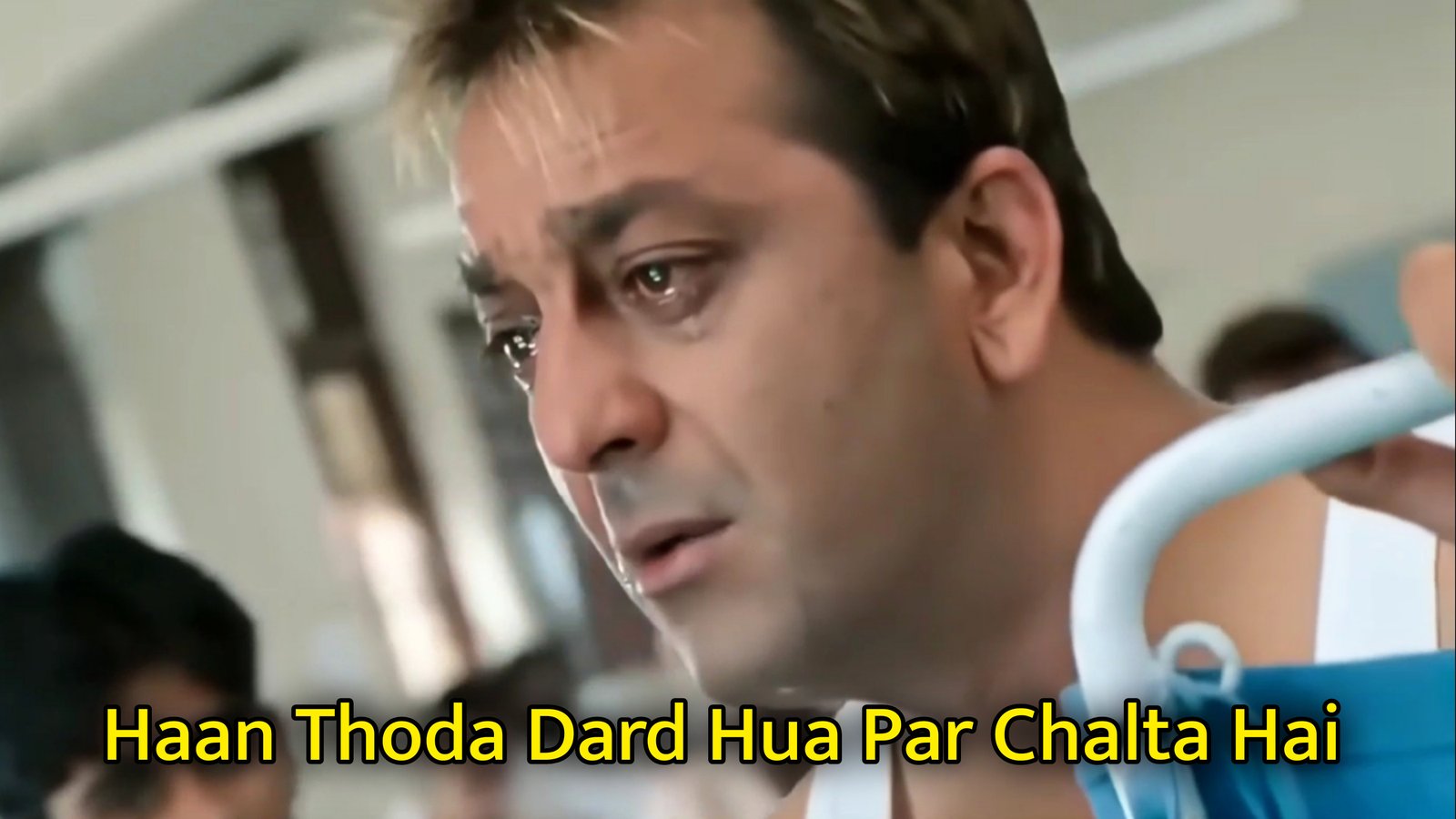 Haan Thoda Dard Hua Par Chalta Hai Meme Template