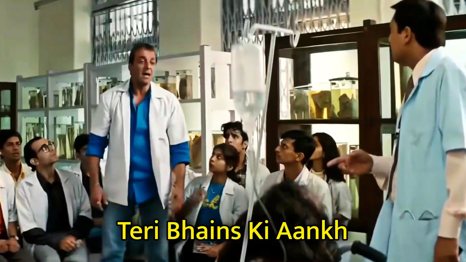 Teri Bhains Ki Aankh Sanjay Dutt Meme Template
