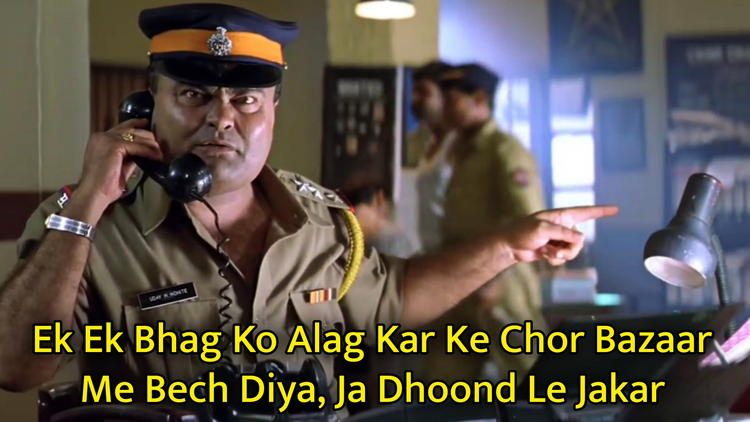 Ek Ek Bhag Ko Alag Kar Ke Chor Bazaar Me Bech Diya Meme Template