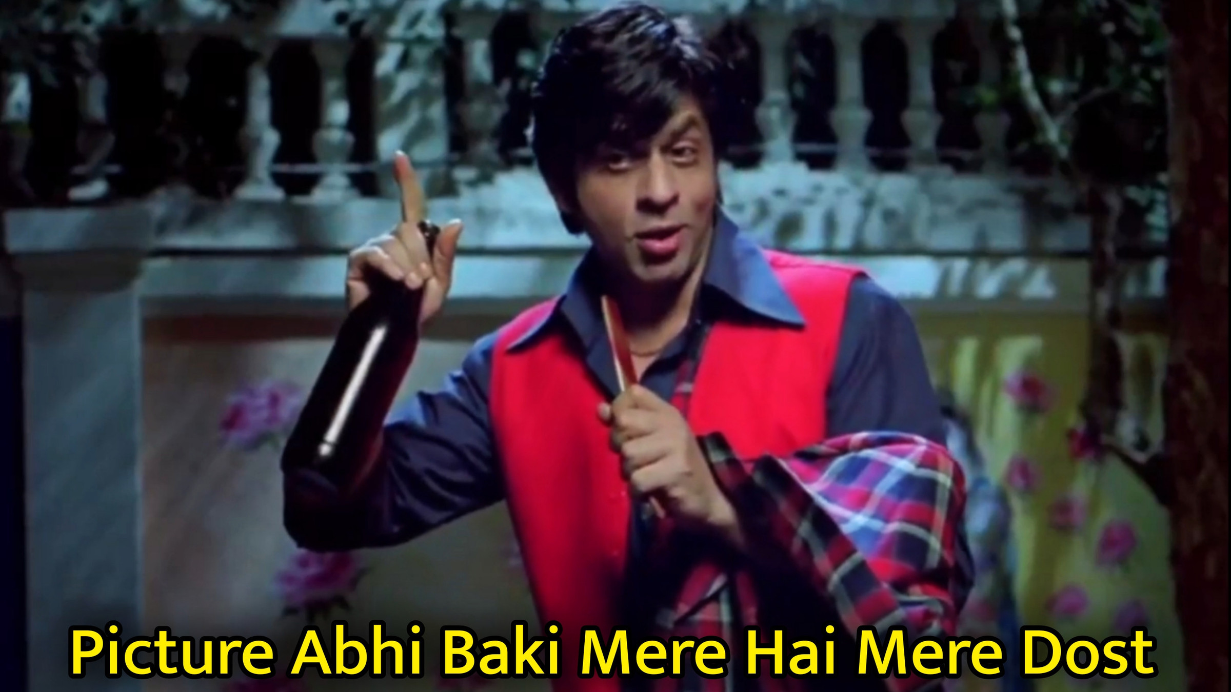 Picture Abhi Baki Mere Hai Mere Dost Meme Template