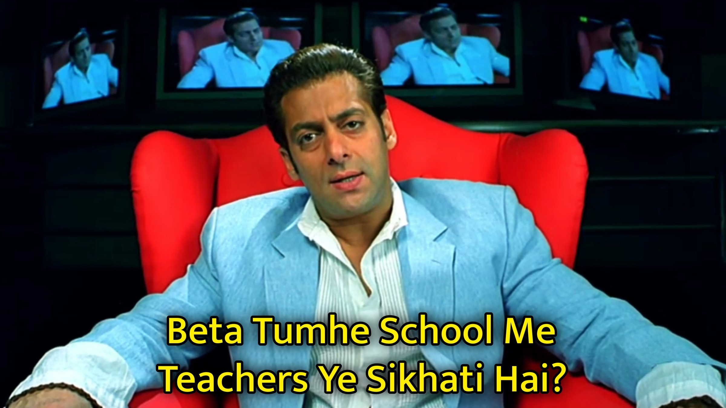 Beta Tumhe School Me Teachers Ye Sikhati Hai? Meme Template