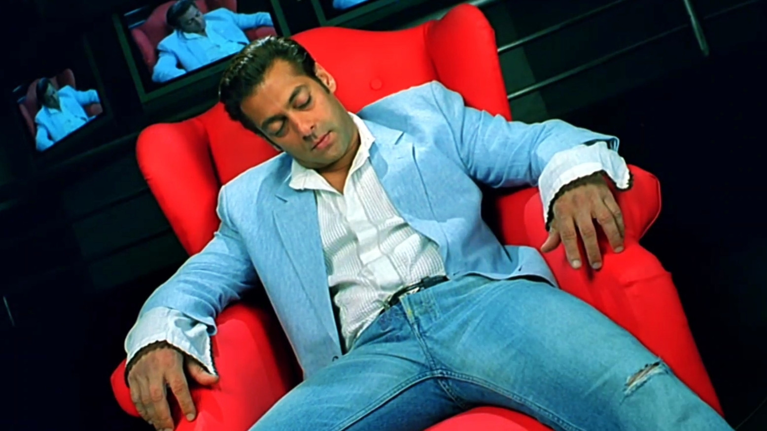Salman Khan Sleeping Snoring Partner Meme Template